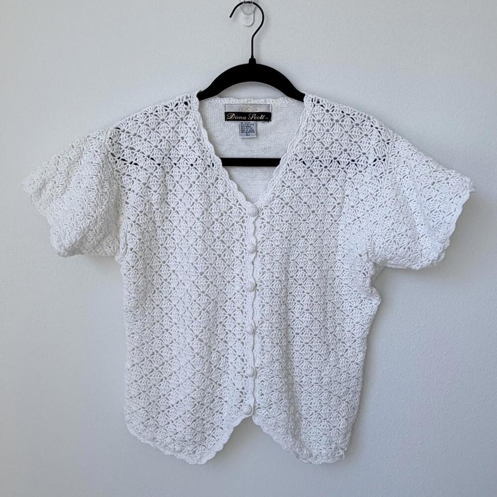 Dana Scott Cream Knit Sweater